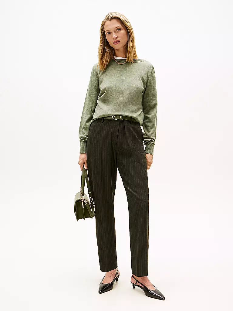 TOMMY HILFIGER | Pullover  | olive