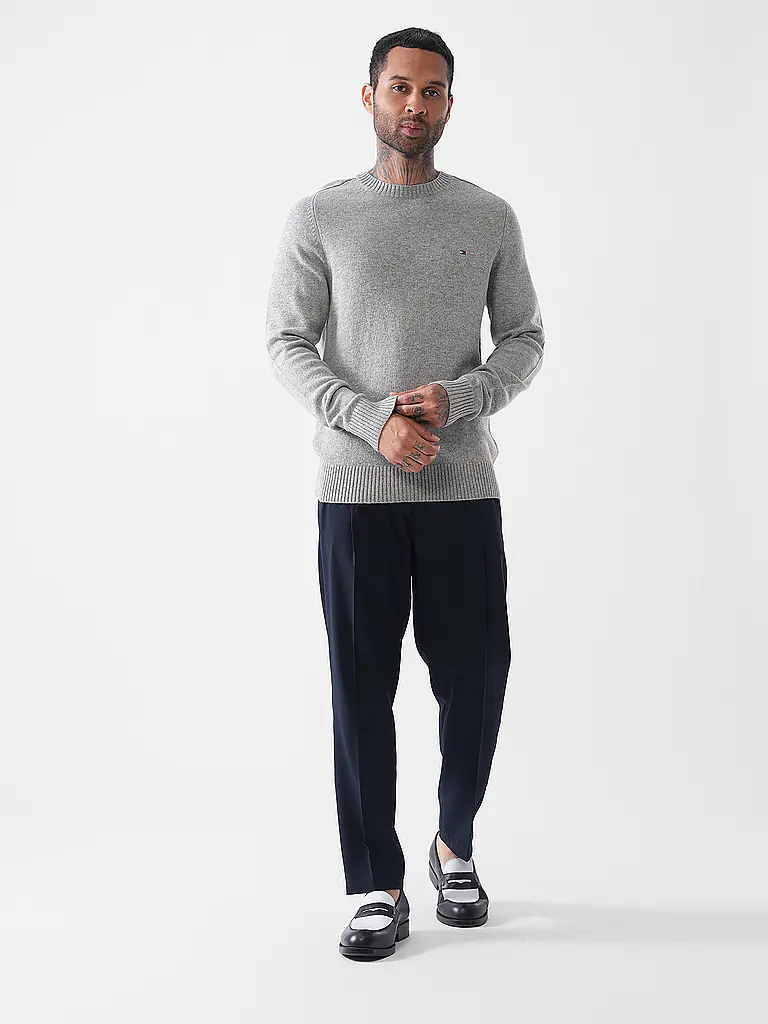 TOMMY HILFIGER | Pullover  | hellgrau