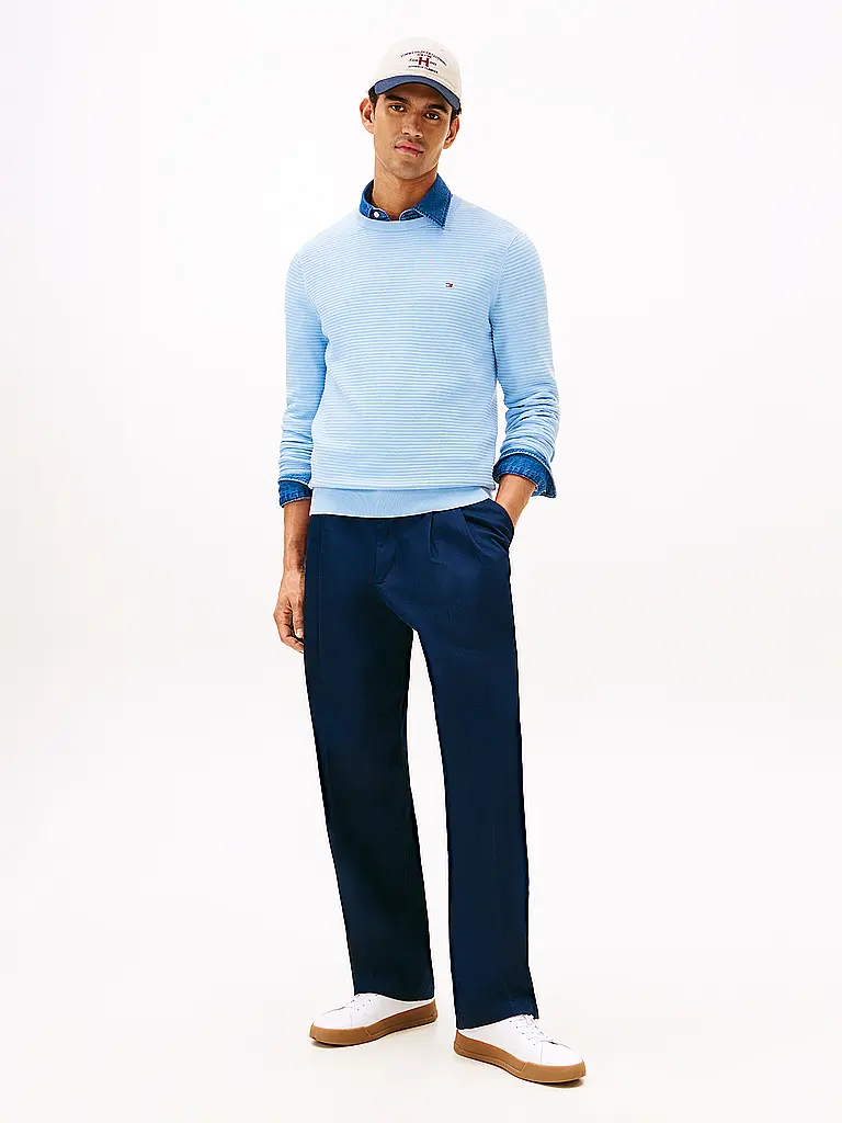 TOMMY HILFIGER | Pullover  | Hellblau