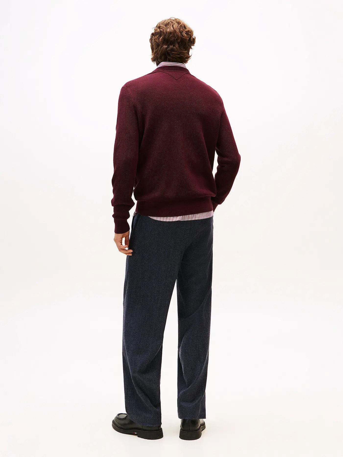 TOMMY HILFIGER | Pullover  | dunkelrot