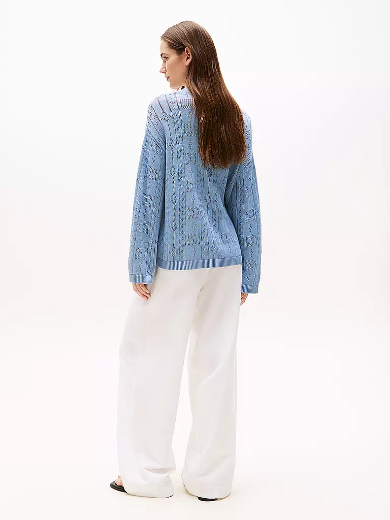 TOMMY HILFIGER | Pullover  | blau