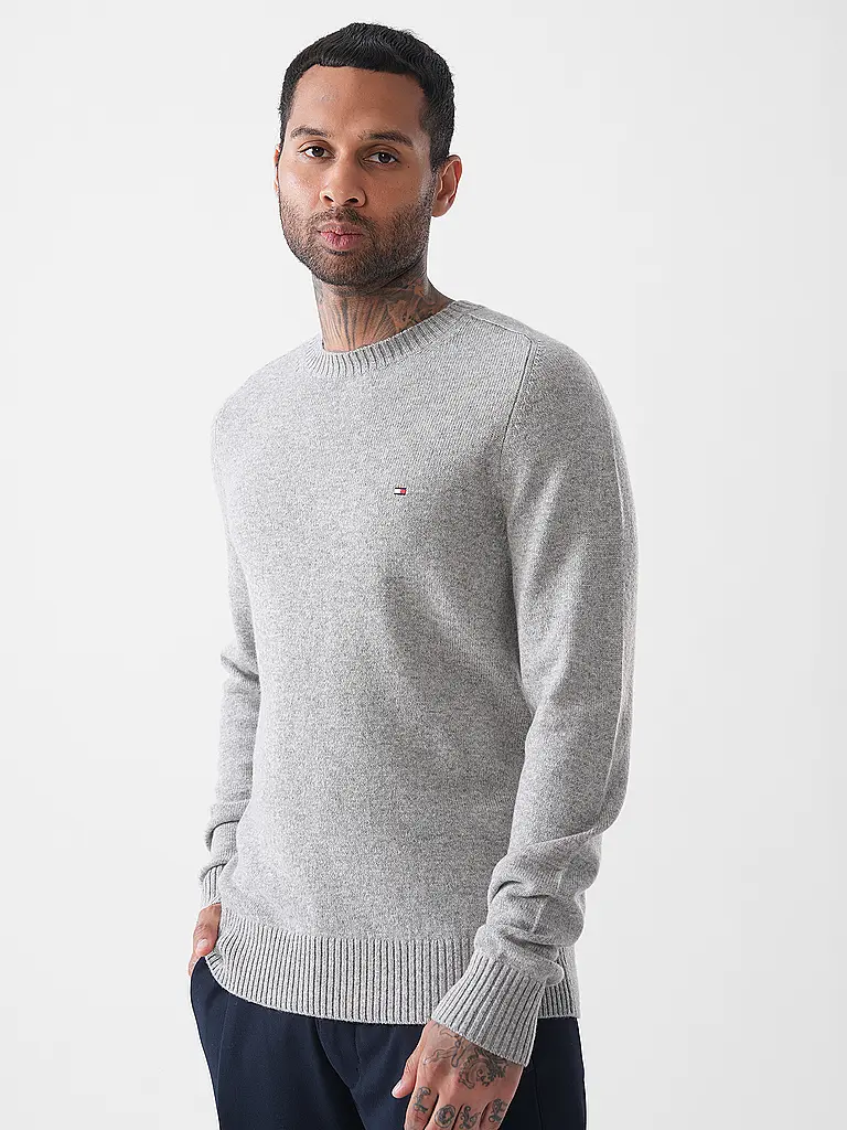 TOMMY HILFIGER | Pullover  | hellgrau
