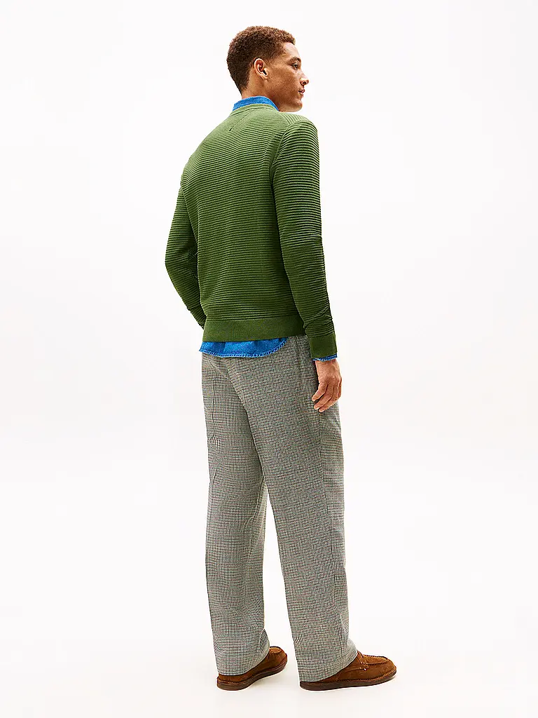 TOMMY HILFIGER | Pullover  | Dunkelgrün