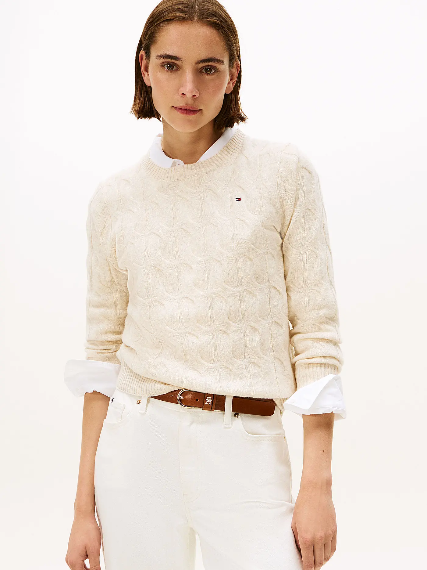 TOMMY HILFIGER | Pullover  | beige