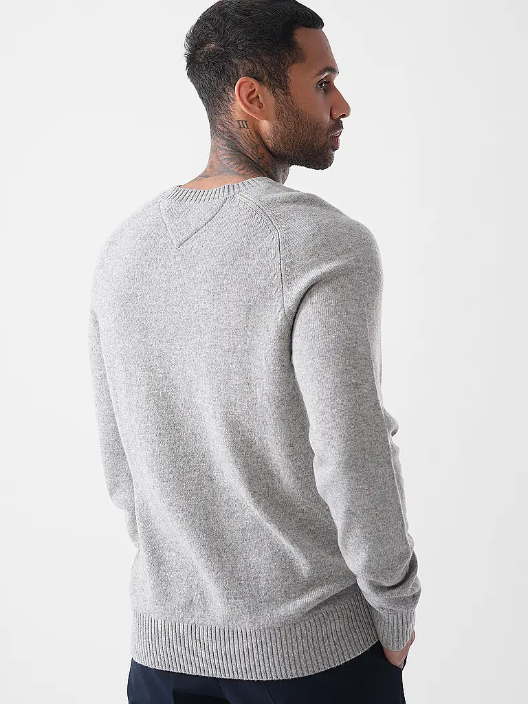 TOMMY HILFIGER | Pullover  | hellgrau