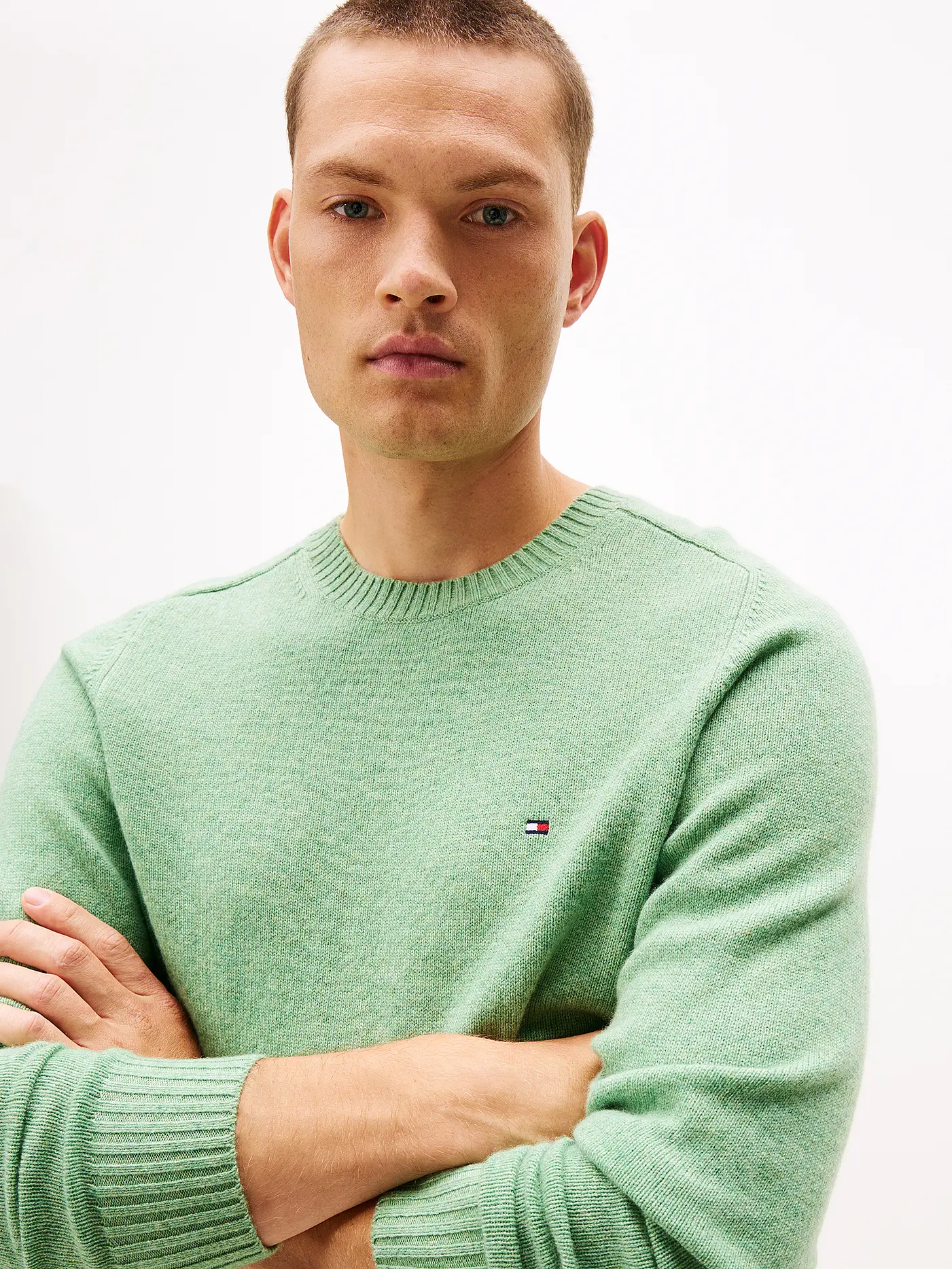 TOMMY HILFIGER | Pullover  | hellgrün