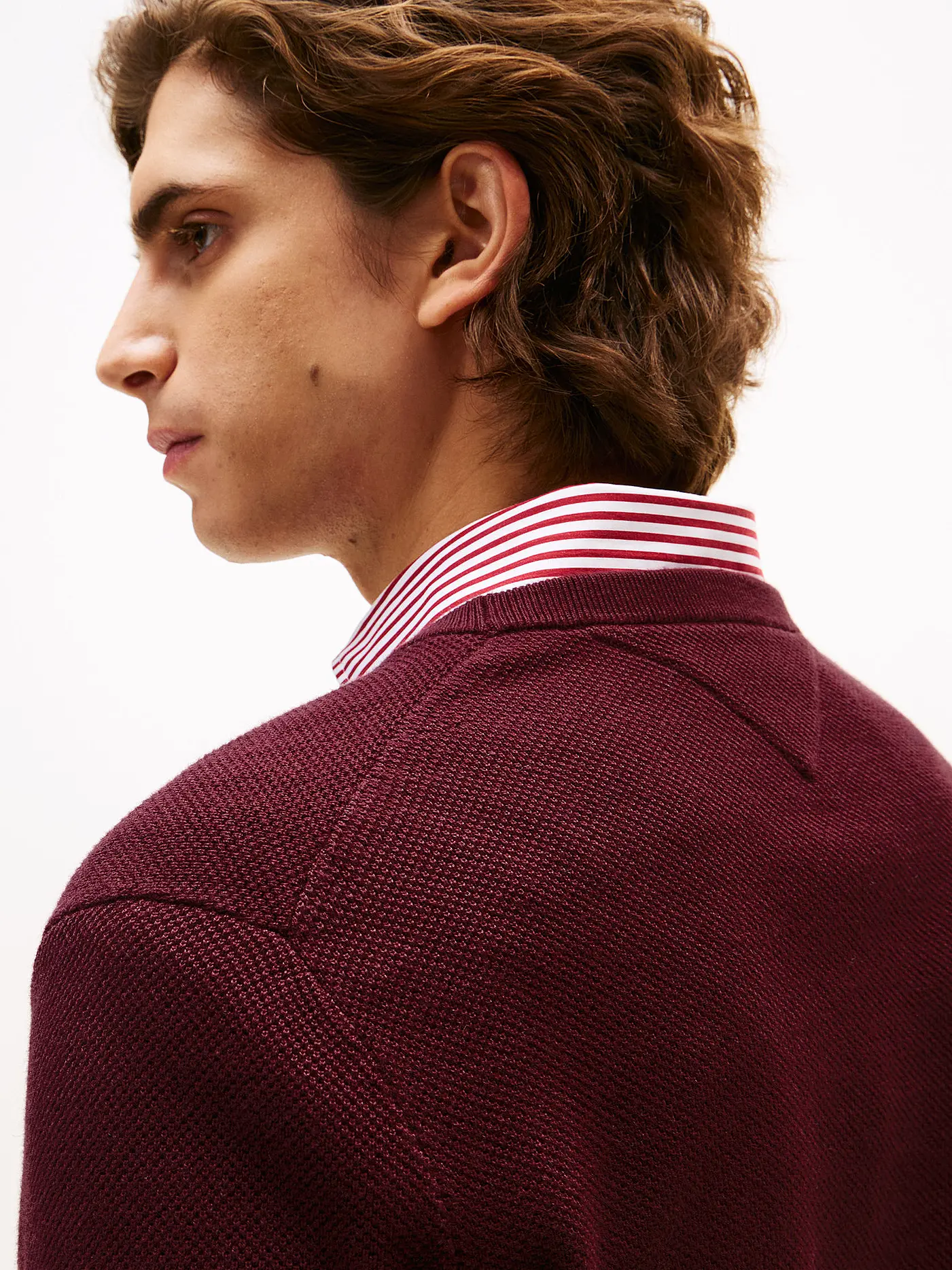 TOMMY HILFIGER | Pullover  | dunkelrot