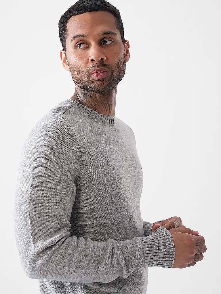 TOMMY HILFIGER | Pullover  | hellgrau