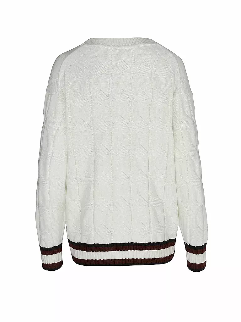 TOMMY HILFIGER | Pullover CABLE | weiss