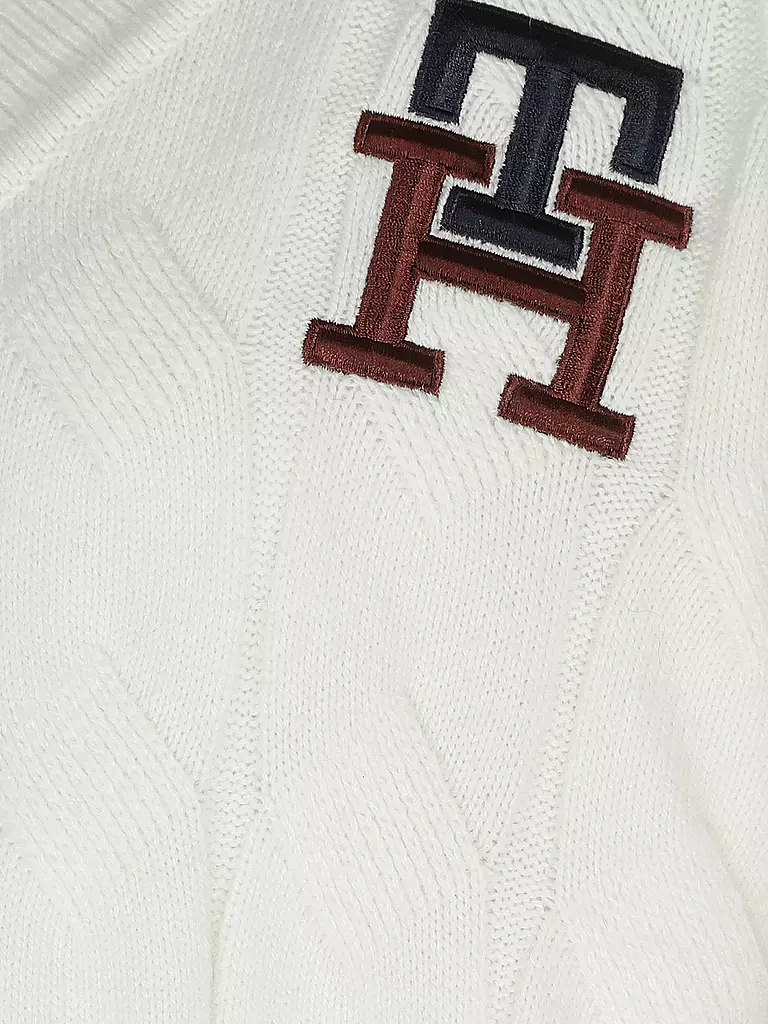 TOMMY HILFIGER | Pullover CABLE | weiss