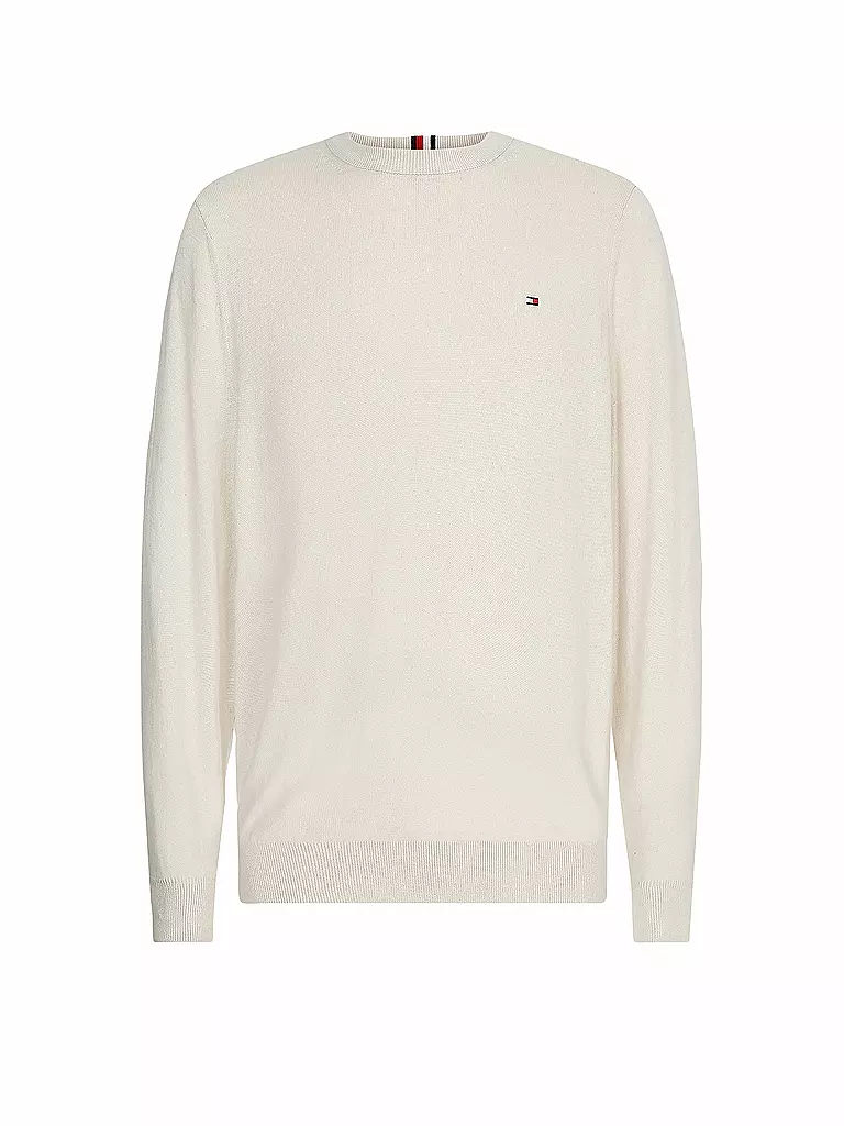 TOMMY HILFIGER | Pullover Cotton Cashmere | weiss