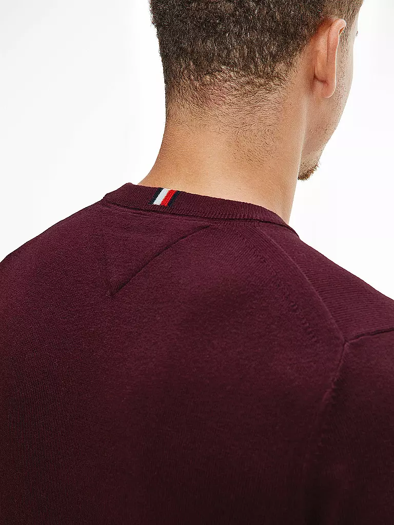 TOMMY HILFIGER | Pullover Cotton Cashmere | rot