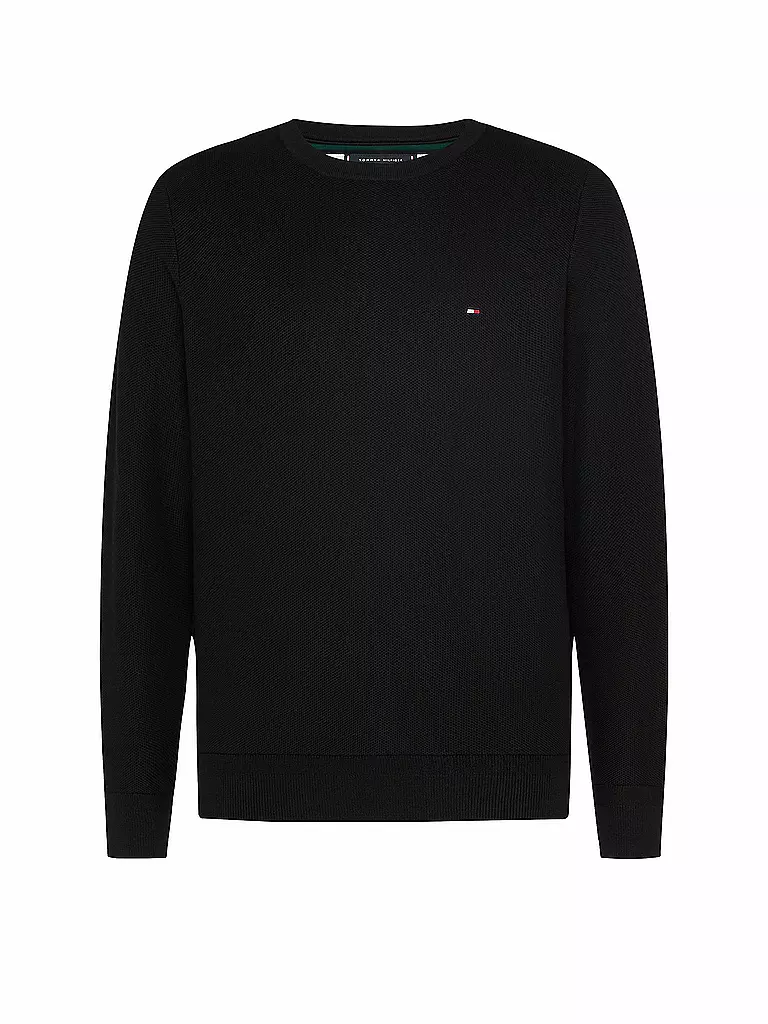 TOMMY HILFIGER | Pullover Regular Fit  | schwarz