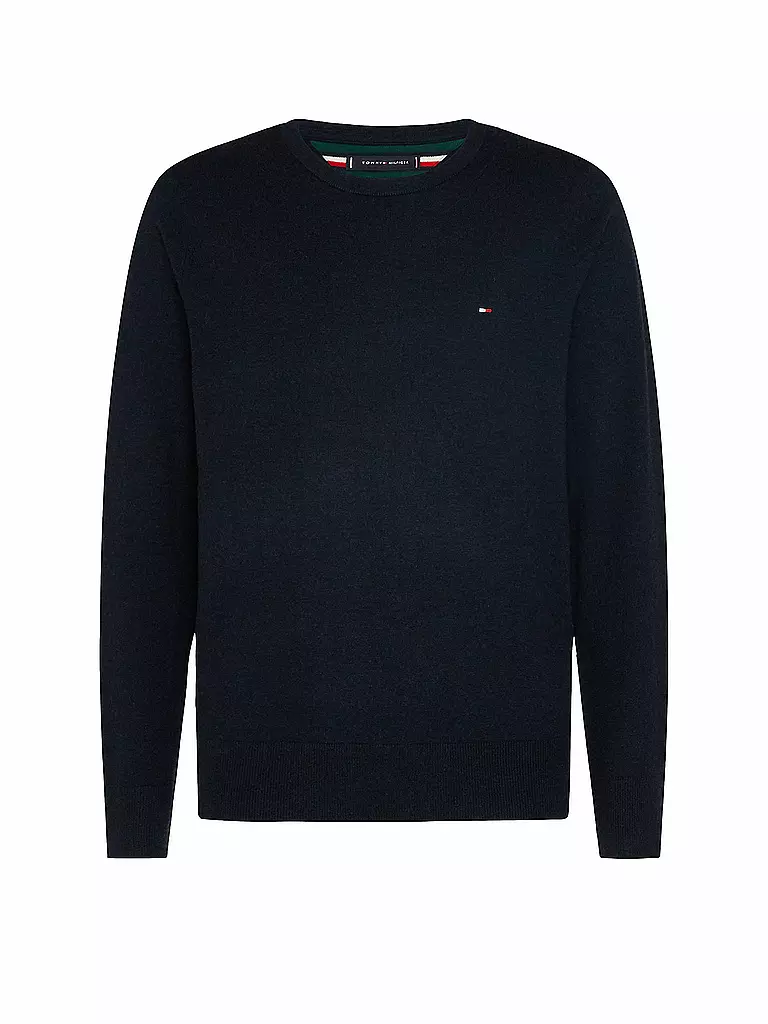 TOMMY HILFIGER | Pullover Regular Fit Merino Soft | blau