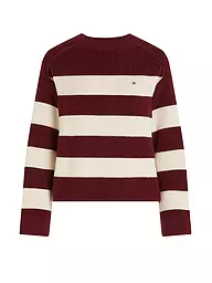 TOMMY HILFIGER | Pullover | dunkelrot