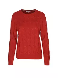 TOMMY HILFIGER | Pullover | rot