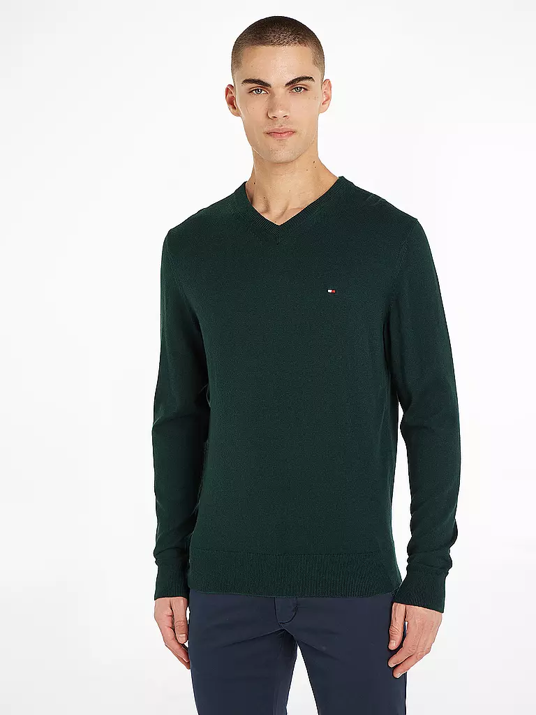 TOMMY HILFIGER | Pullover | grün