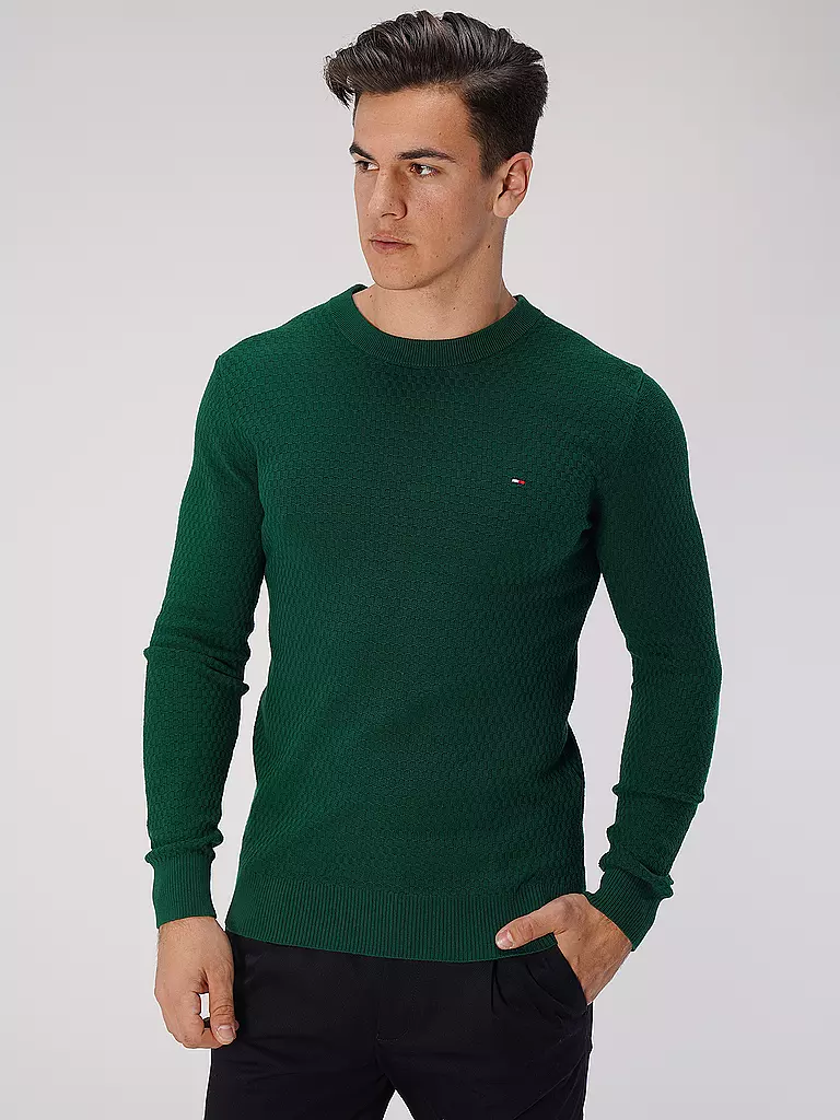 TOMMY HILFIGER | Pullover | grün