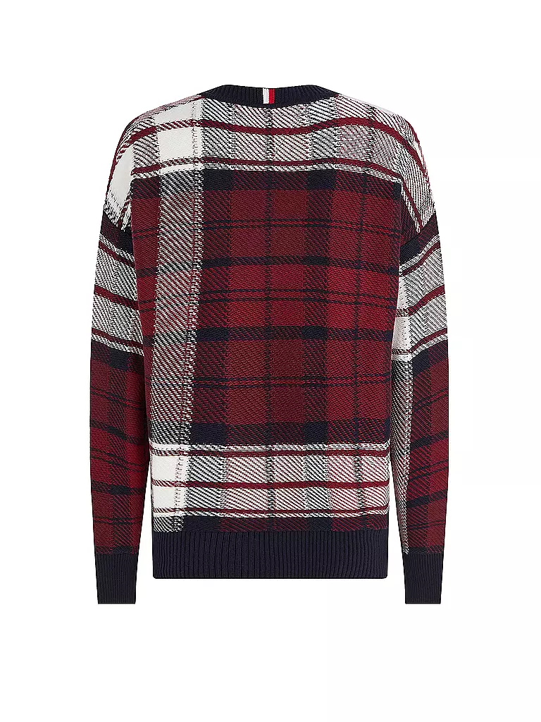 TOMMY HILFIGER | Pullover | dunkelrot