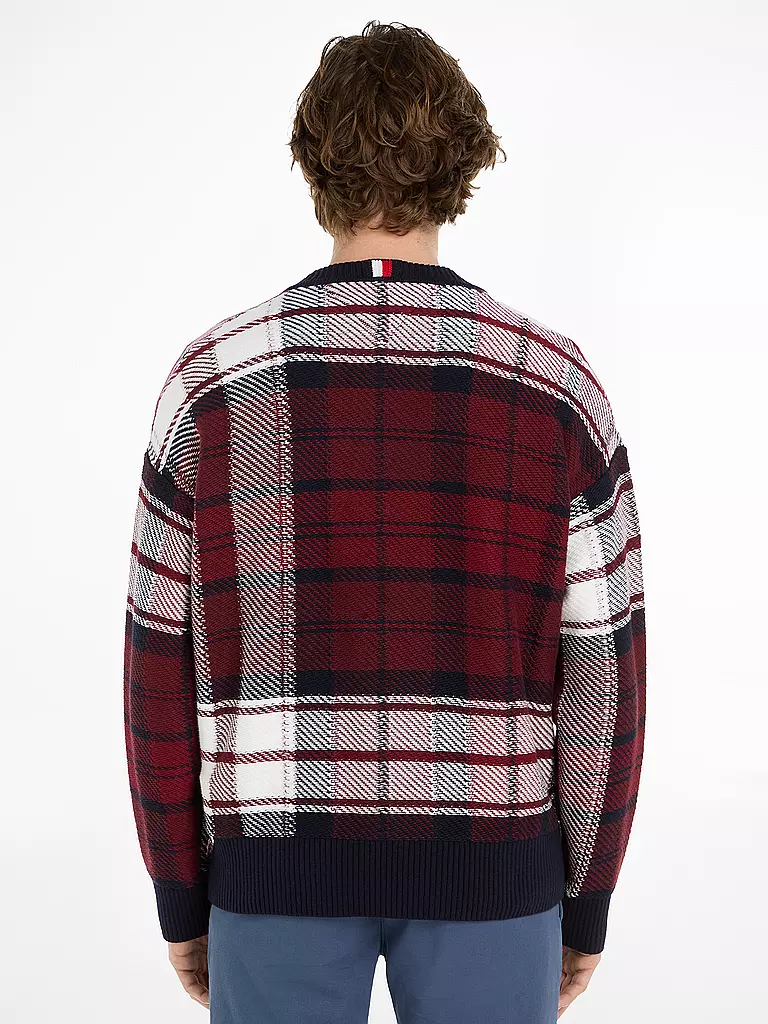 TOMMY HILFIGER | Pullover | dunkelrot