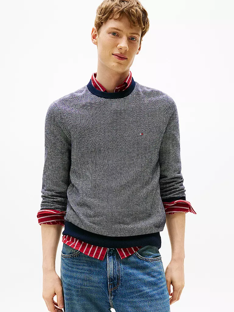 TOMMY HILFIGER | Pullover | hellgrau