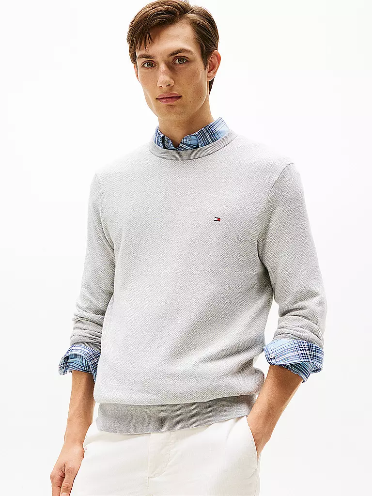 TOMMY HILFIGER | Pullover | grau