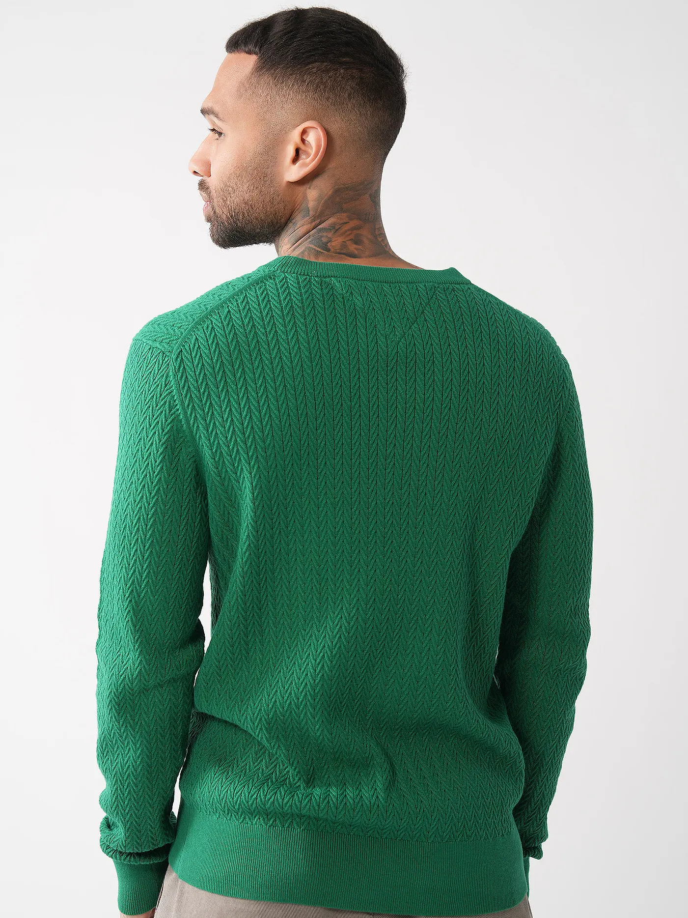 TOMMY HILFIGER | Pullover | grün