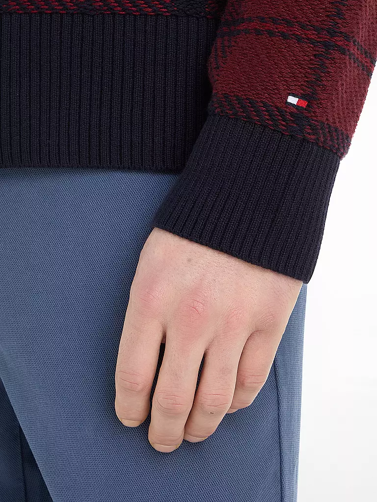 TOMMY HILFIGER | Pullover | dunkelrot