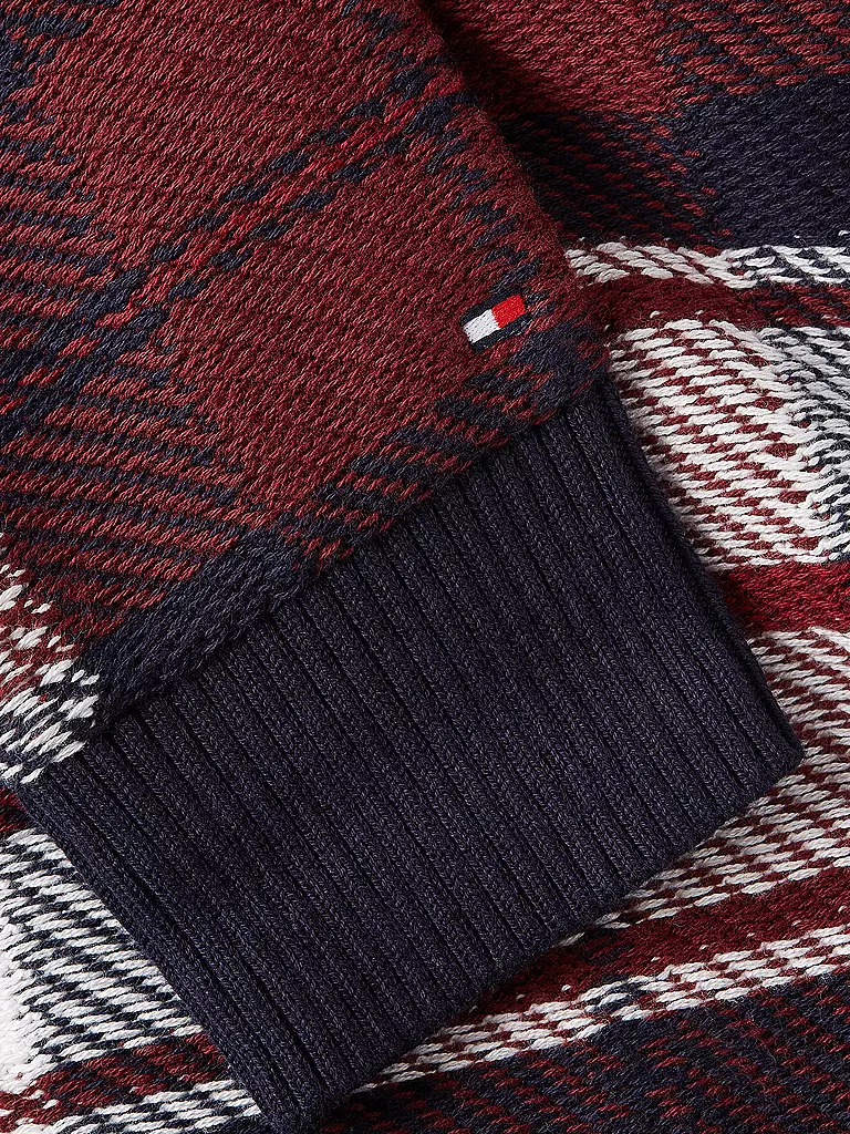 TOMMY HILFIGER | Pullover | dunkelrot