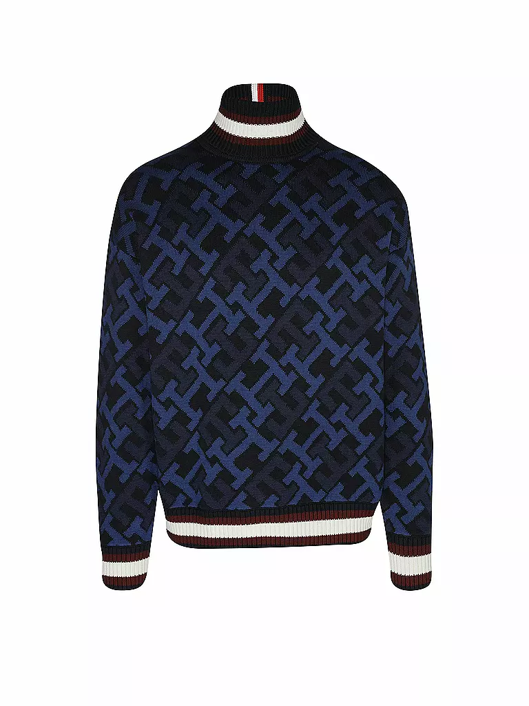 TOMMY HILFIGER | Rollkragenpullover | blau