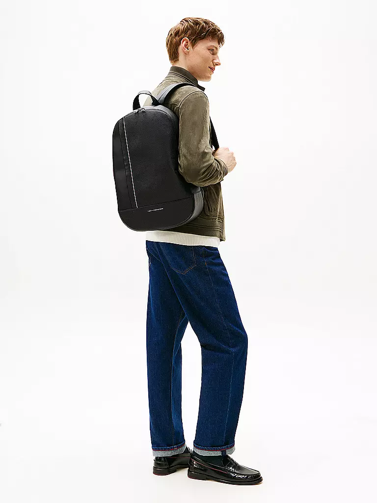 TOMMY HILFIGER | Rucksack TH CENTRAL | schwarz