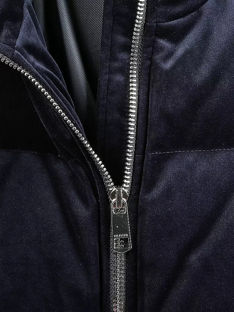 TOMMY HILFIGER | Samt-Daunenjacke  | 