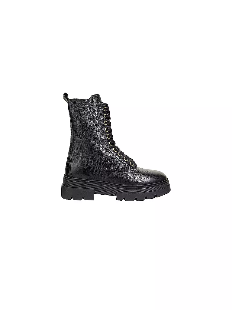 TOMMY HILFIGER | Schnürboots Rugged Classic | schwarz