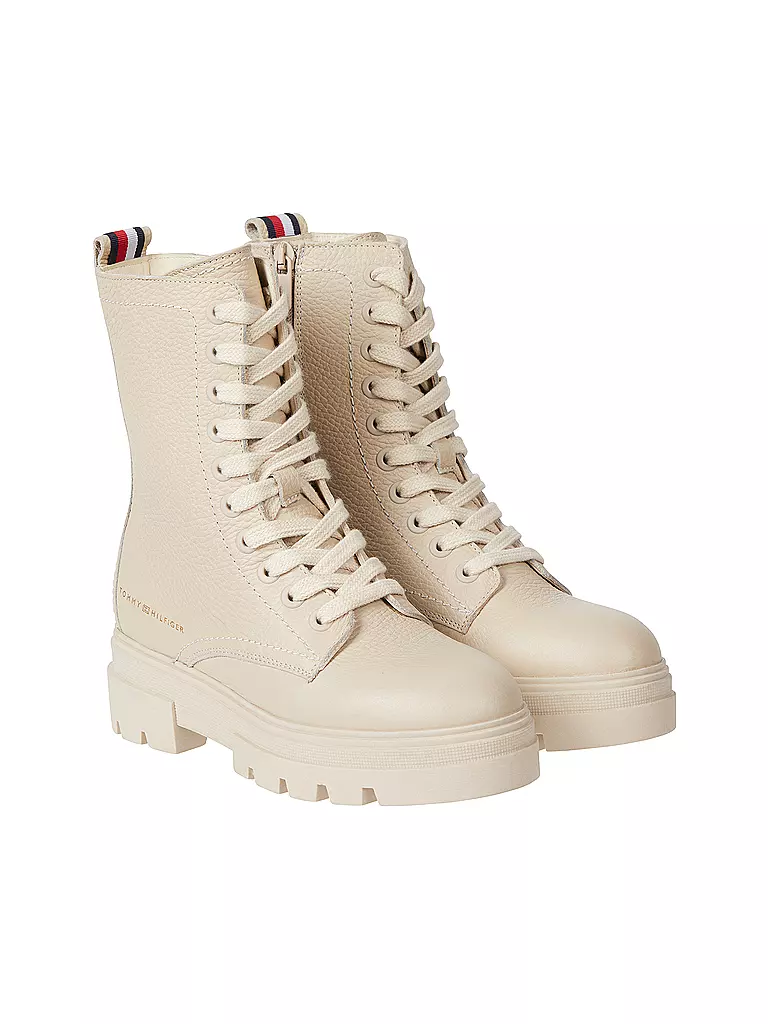 TOMMY HILFIGER | Schnürboots | beige