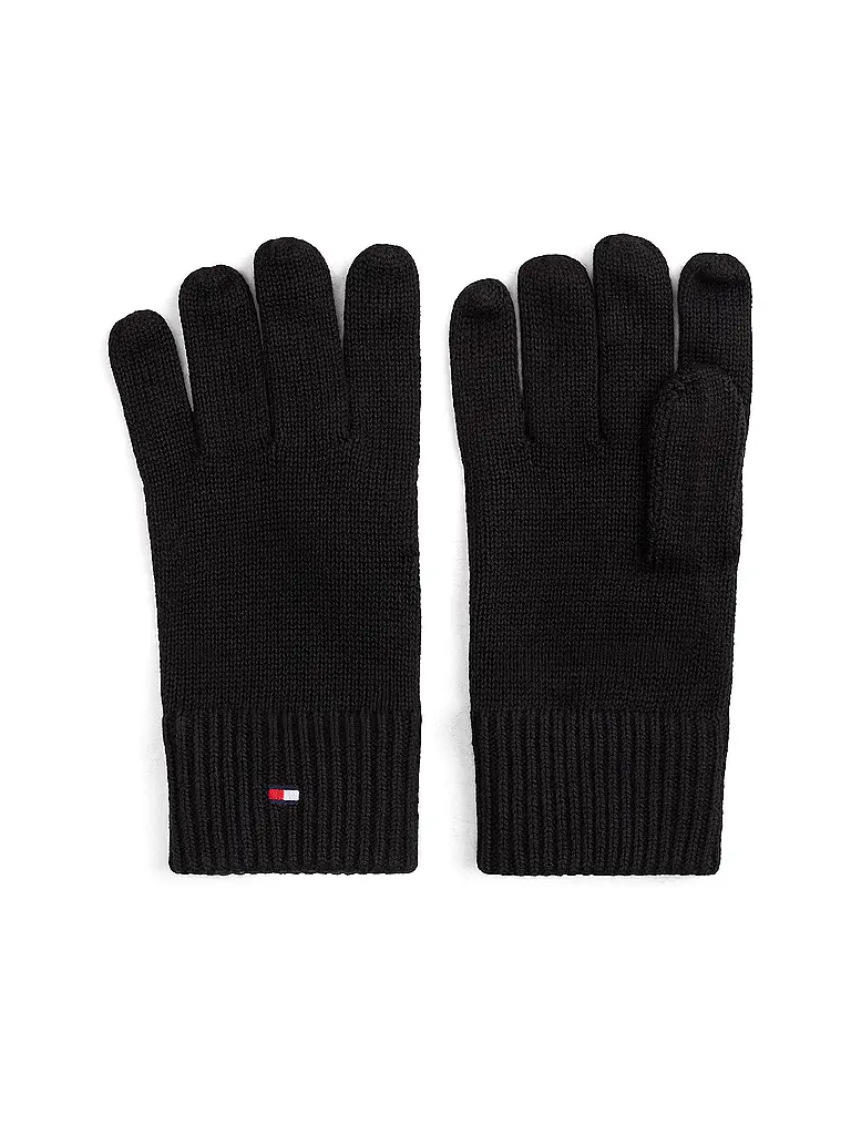 TOMMY HILFIGER | Set 2-teilig Mütze und Handschuhe | schwarz