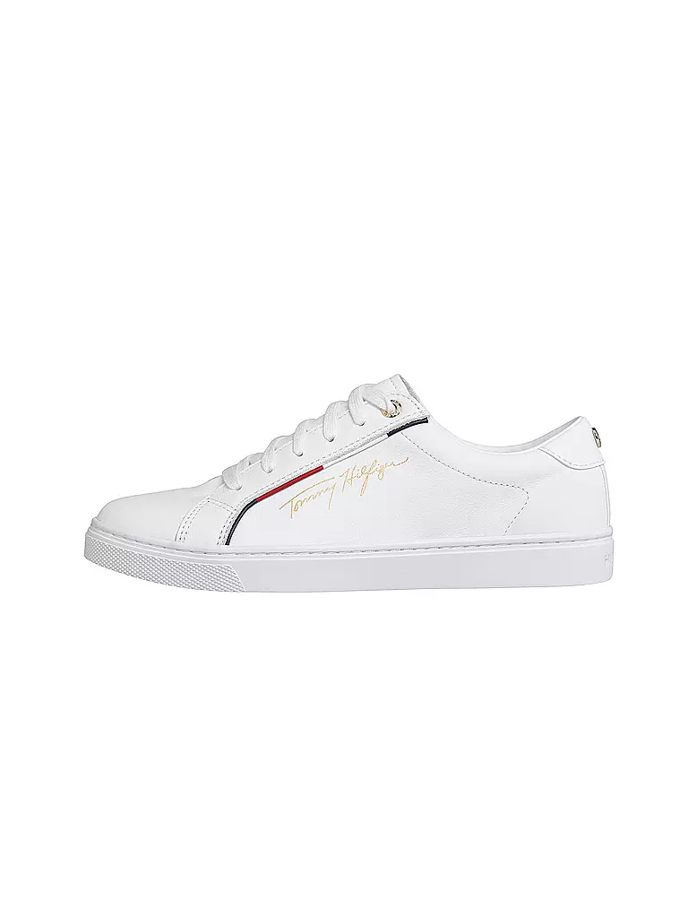 TOMMY HILFIGER | Sneaker " Signature " | weiß