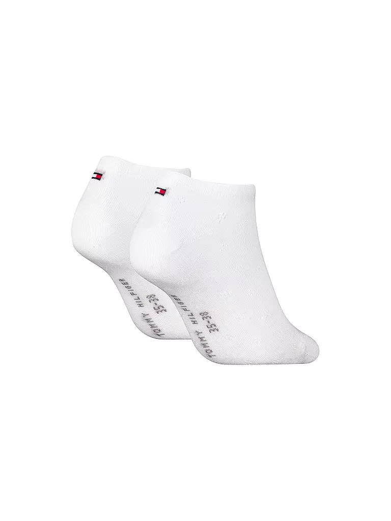 TOMMY HILFIGER | Sneaker Socken 2-er Pkg white | weiss