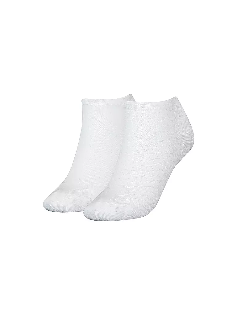 TOMMY HILFIGER | Sneaker Socken 2er Pkg white | weiss