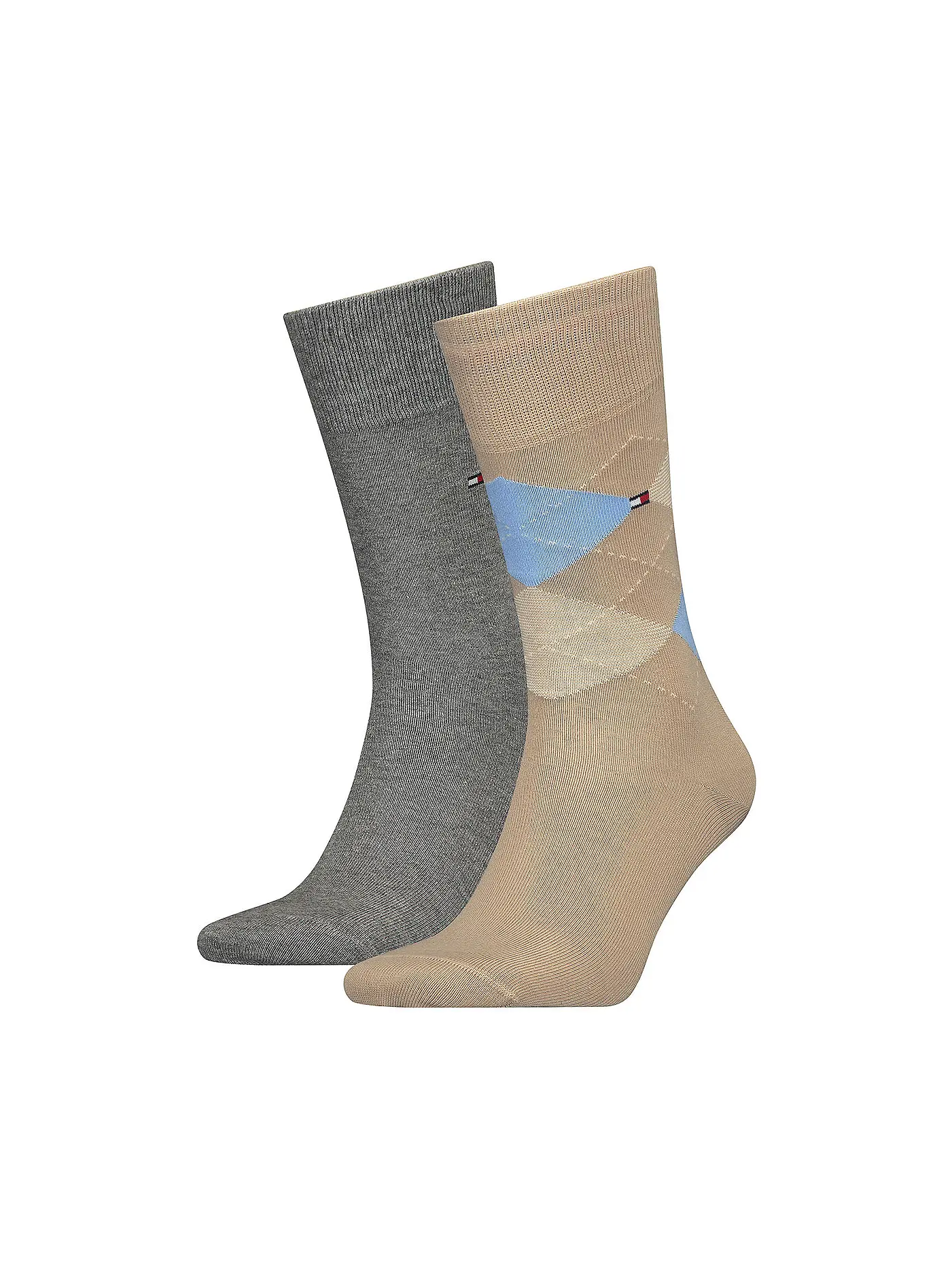 TOMMY HILFIGER | Socken 2-er Pkg. anthracite | beige