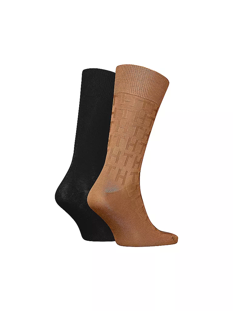 TOMMY HILFIGER | Socken 2-er Pkg. brown | camel