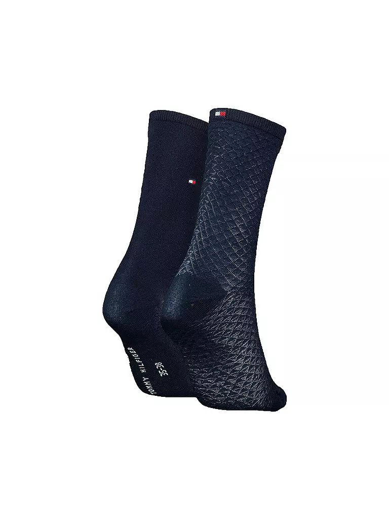 TOMMY HILFIGER | Socken 2-er Pkg. navy | dunkelblau