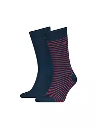 TOMMY HILFIGER | Socken 2er Pkg black/grey | blau