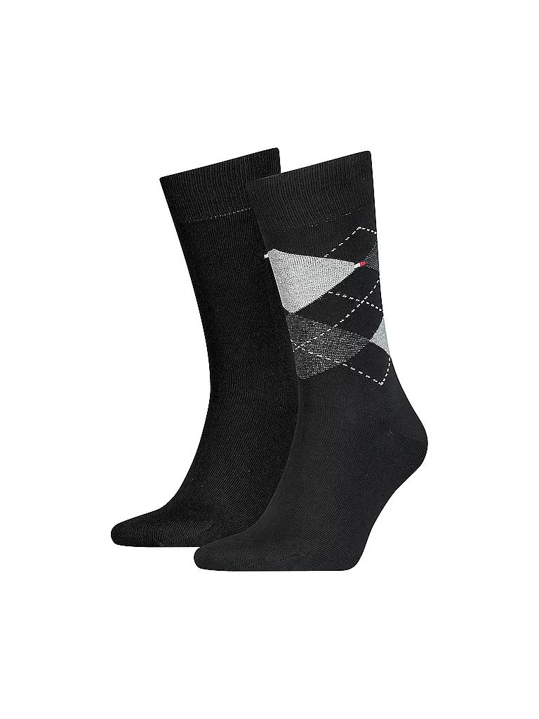 TOMMY HILFIGER | Socken 2-er Pkg. | schwarz