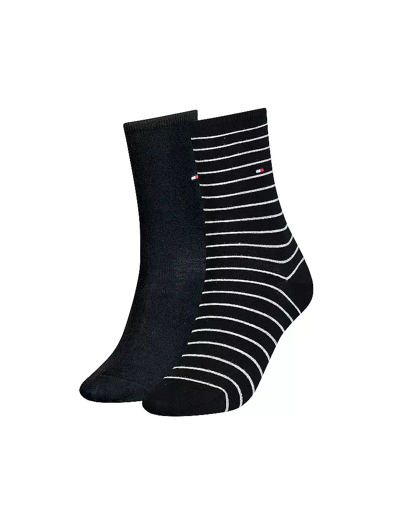 TOMMY HILFIGER | Socken 2er Pkg black | schwarz