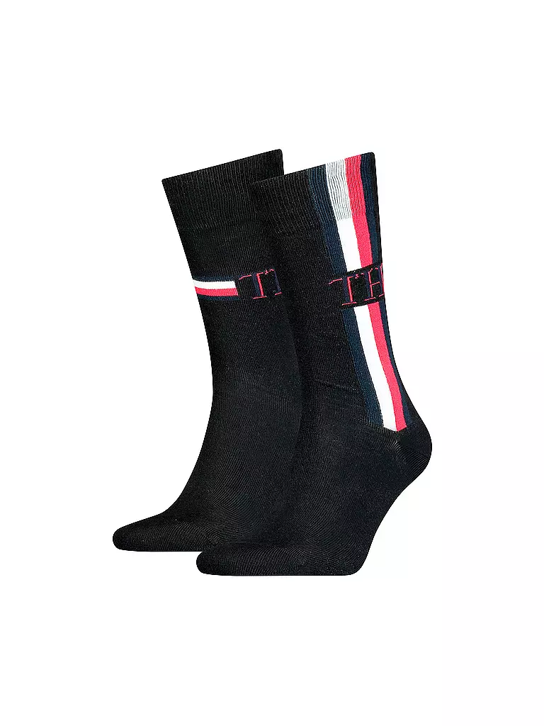 TOMMY HILFIGER | Socken 2er Pkg black | schwarz