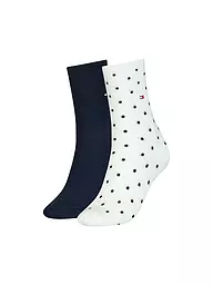 TOMMY HILFIGER | Socken 2er Pkg grau mele | weiss
