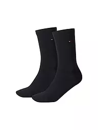 TOMMY HILFIGER | Socken 2er-Pkg middle grey | blau