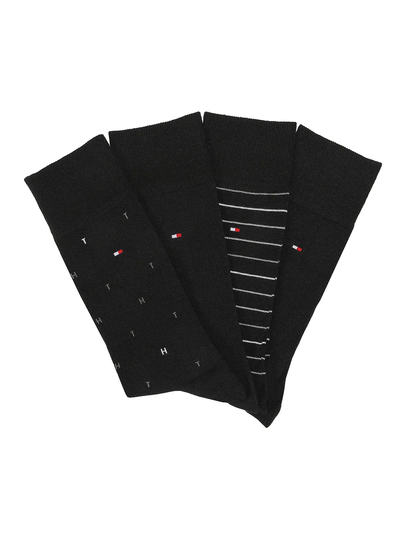 TOMMY HILFIGER | Socken 4er Pkg navy | schwarz
