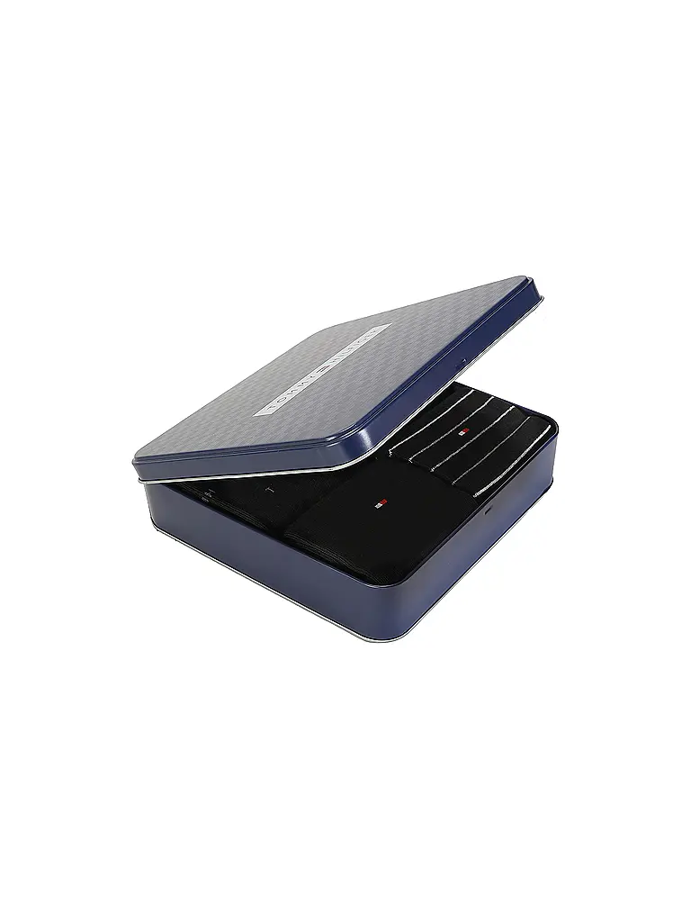 TOMMY HILFIGER | Socken 4er Pkg black  | schwarz