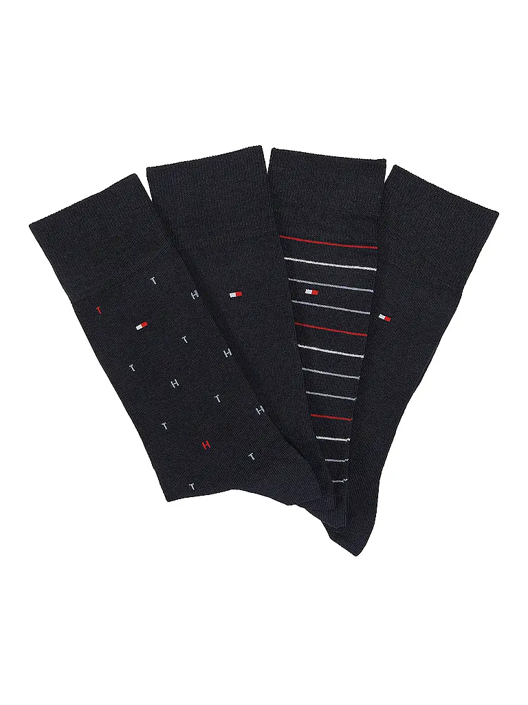 TOMMY HILFIGER | Socken 4er Pkg navy | dunkelblau